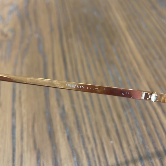 Vintage Christian Dior gold tone glass frames. - Picture 5 of 7